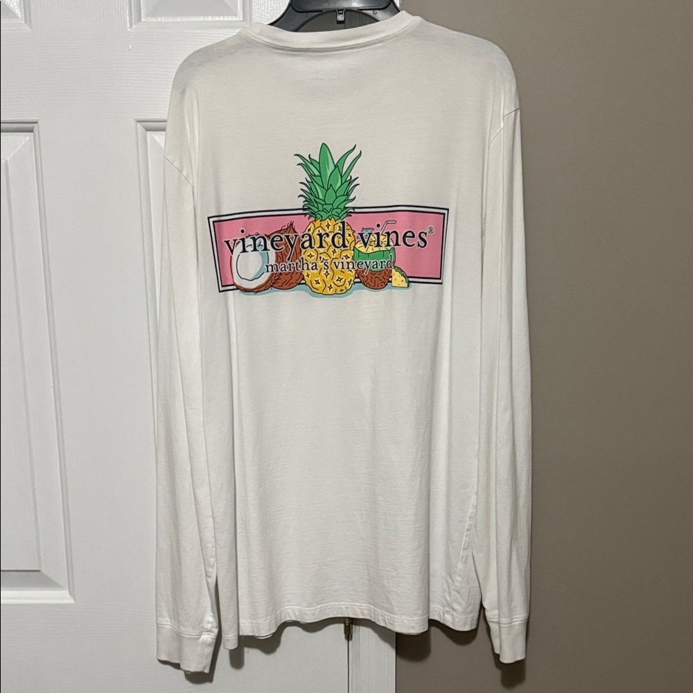 Vineyard Vines Men's {Small} Bahama Mama Box Long-Sleeve Shirt w/ pocket - Picture 4 of 5